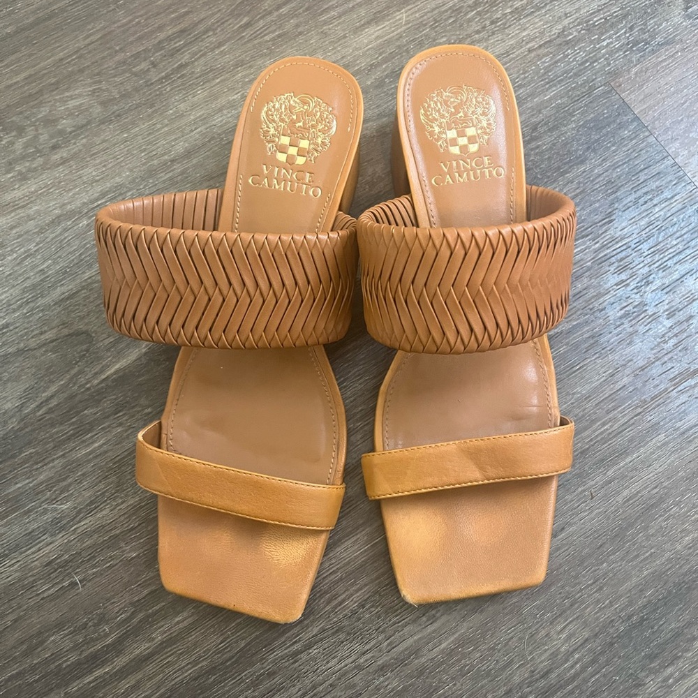 Vince Camuto Tan Women's Sandal Heels